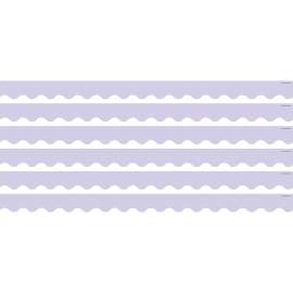 Lavender Scalloped Border Trim, 35 Feet Per Pack, 6 Packs