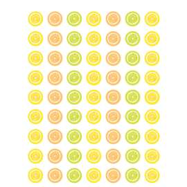 Lemon Zest Mini Stickers, Pack of 378