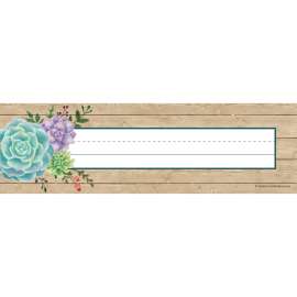 Rustic Bloom Name Plates, Pack of 36