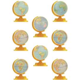Travel The Map Globes Accents, Pack of 30