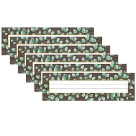 Eucalyptus Flat Name Plates, 36 Per Pack, 6 Packs