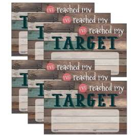 Home Sweet Classroom I've Reached My Target Awards, 25 Per Pack, 6 Packs