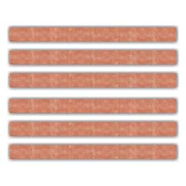 Moving Mountains Terra Cotta Straight Border Trim, 35 Feet Per Pack, 6 Packs