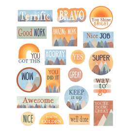 Moving Mountains Stickers, 120 Per Pack, 12 Packs