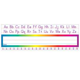 Alphabet-Number Line (Standard) Name Plates, Pack of 36