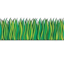 Tall Green Grass Jumbo Border, 12'