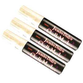 Jumbo Bistro 16mm Tip Chalk Marker, White, Pack of 3