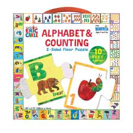 The World of Eric Carle Alphabet & Counting 2-Sided Floor Puzzle