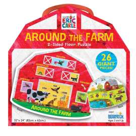 The World of Eric Carle Around the Farm 2-Sided Floor Puzzle