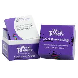 More Funny Sayings Flash Card, 150 Questions