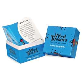 World Geography Flash Card, 150 Questions