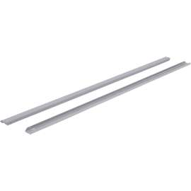 Global Industrial Additional Shelf, Double Rivet, Wire Deck, 96"W x 24"D, Gray