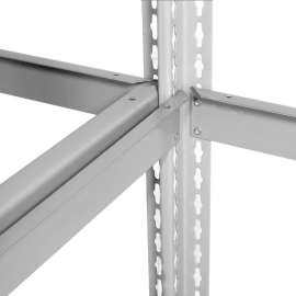 Global Industrial Expandable Starter Rack 72x48x84 3 Level Wood Deck 750 lb. Cap Per Level GRY
