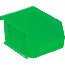 Akro-Mils AkroBin Plastic Stack & Hang Bin, 4-1/8"W x 5-3/8"D x 3"H, Green