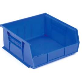 Akro-Mils AkroBin Plastic Stack & Hang Bin, 16-1/2"W x 10-7/8"D x 5"H, Blue
