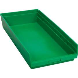 Global Industrial Plastic Nesting Storage Shelf Bin 11-1/8"W x 23-5/8"D x 4"H Green