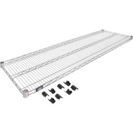 Nexel S1872C Chrome Wire Shelf 72"W x 18"D