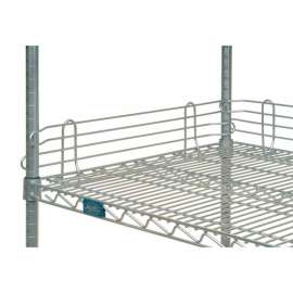 Nexel Chrome Wire Ledge, 24"W x 4"H