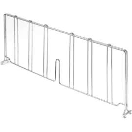 Nexel Chrome Divider, 24"D x 8"H