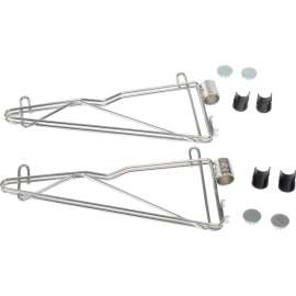 Nexel Chrome, Adjustable Single Shelf Post Bracket, 14"D