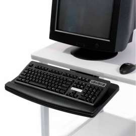 Low Profile Adjustable Keyboard Tray, 20-1/8"W x 11"D, Black