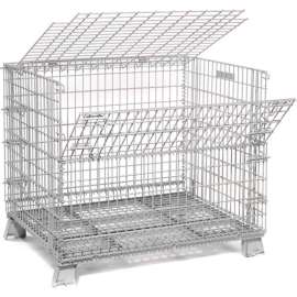 Global Industrial 32 X 20 Folding Wire Container Accessory Lid-Hinged