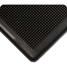 Wearwell Sanitizing Footbath Mat 1/2" Thick 1-1/2 x 2' Black