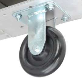 Global Industrial Medium Duty Swivel Plate Caster 5" Polyurethane Wheel 250 lb. Capacity