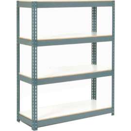 Extra Heavy Duty Shelving 36Wx24Dx84H 6 Shelves 1500 lbs. Cap. Per Shelf GRY