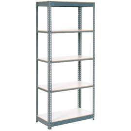 Extra Heavy Duty Shelving 36Wx18Dx96H 6 Shelves 1500 lbs. Cap. Per Shelf GRY