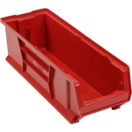 Quantum Plastic Hulk Stacking Bin, 8-1/4"W x 24"D x 7"H, Red