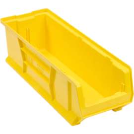 Quantum Plastic Hulk Stacking Bin, 8-1/4"W x 24"D x 7"H, Yellow