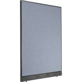 Interion Electric Office Partition Panel, 48-1/4"W x 64"H, Blue