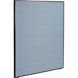 Office Partition Panel, 60-1/4"W x 72"H, Blue