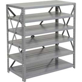 Steel Open Shelving 6 Shelves No Bin - 36x18x39