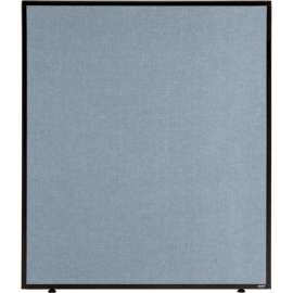 Interion Office Partition Panel, 36-1/4"W x 42"H, Blue