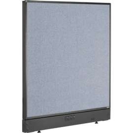 Interion Electric Office Partition Panel, 36-1/4"W x 46"H, Blue