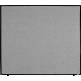 Interion Office Partition Panel, 48-1/4"W x 42"H, Gray