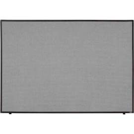 Interion Office Partition Panel, 60-1/4"W x 42"H, Gray
