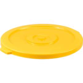 Global Industrial Plastic Trash Can Lid - 32 Gallon Yellow
