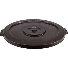 Global Industrial Plastic Trash Can Lid, 44 Gallon, Brown