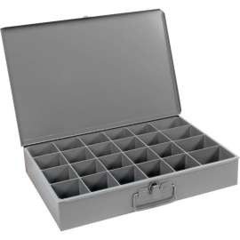 Durham Steel Scoop Compartment Box 102-95 - 24 Compartments 18 x 12 x 3