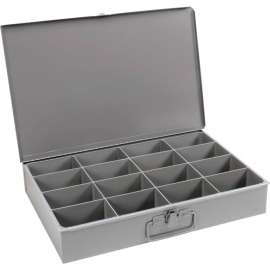 Durham Steel Scoop Compartment Box 113-95 - 16 Compartments 18 x 12 x 3