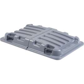 Global Industrial Lid for 1/2 Cu. Yd. Plastic Recycling Tilt Truck, Gray
