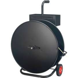 Global Industrial Strapping Cart for PP & Steel Strapping for 1/2" Strap Width, Black