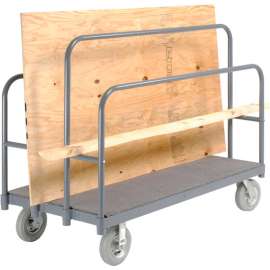 Global Industrial Panel, Sheet & Lumber Truck with Carpeted Deck 1200 Lb. Capacity