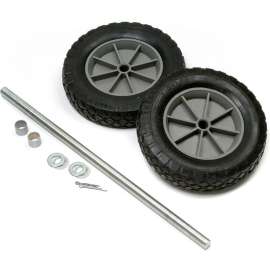 Global Industrial Universal 8" Mold-On Rubber Hand Truck Wheel Kit