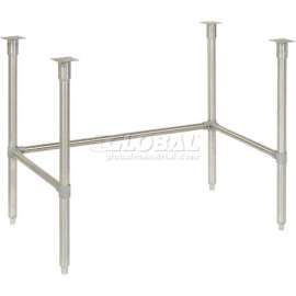 John Boos Stainless Steel Leg Kit W/ Cross Brace, 48"W x 30"D