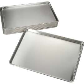 Nexel BP1826 Bun Pan, Full Size, 18"W x 26"L, 18 Ga. Aluminum, Wire Reinforced Edge