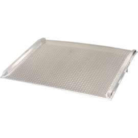 Aluminum Dock Board with Aluminum Curbs BTA-05006048 60x48 5000 Lb. Cap.